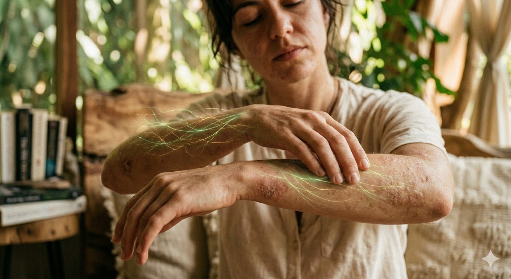 My Toolkit: Somatic Exercises I Use to Stop an Eczema Flare-Up in Real Time