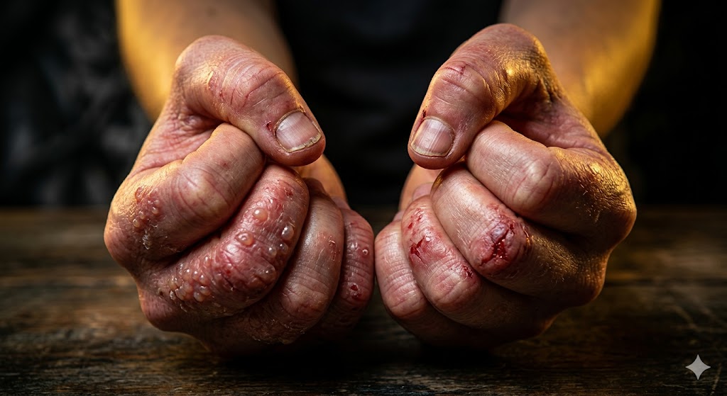 Stress Related Eczema on Hands: My Somatic Sympathetic Grip
